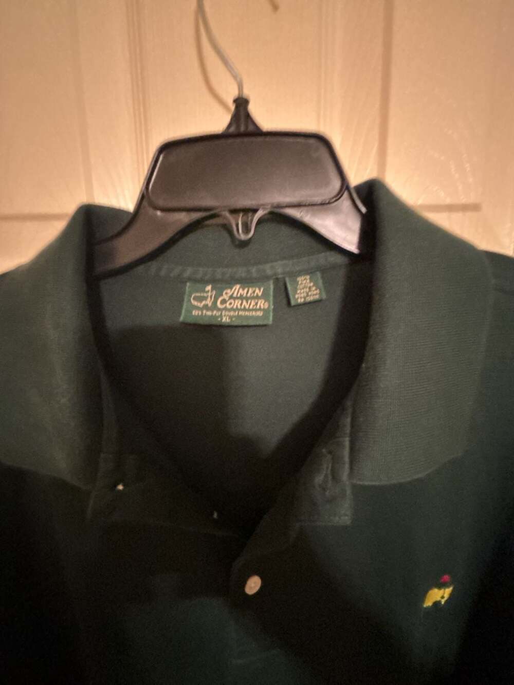 Masters Amen Corner 60's Two-Ply Double Mercerized Golf Polo Shirt Men's XL